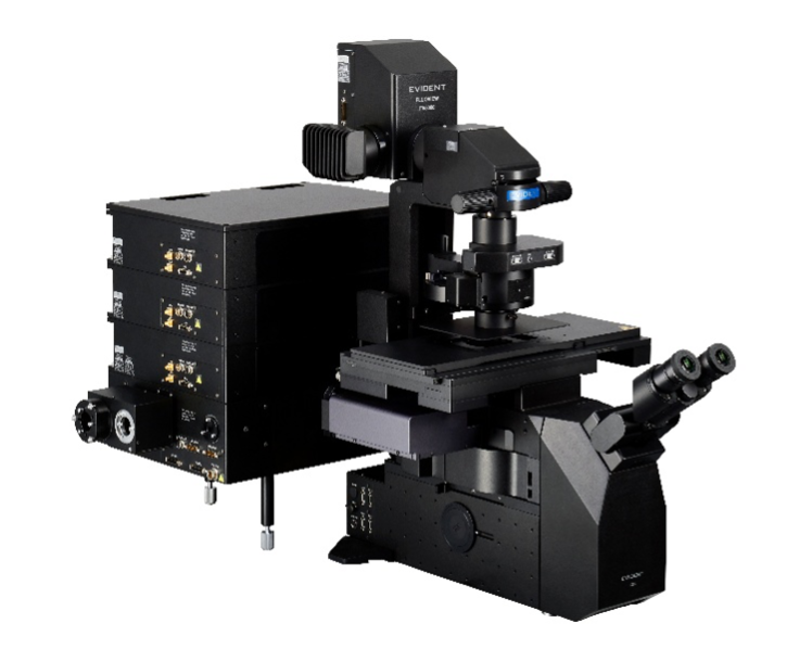 The FV5000 with an IXplore™ IX85 inverted frame.